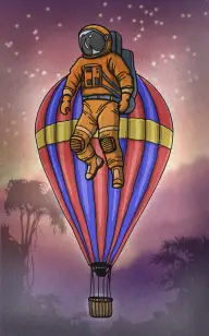 The Floating Astronaut in Love