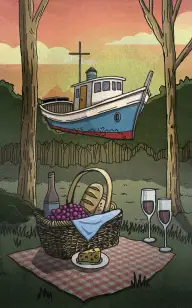 Picnic with My Boat