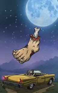 Kissing My Foot Under the Moon