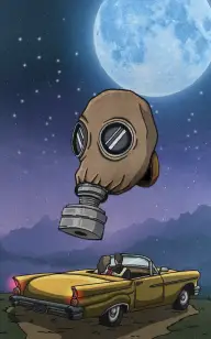 Kissing My Gas Mask Under the Moon