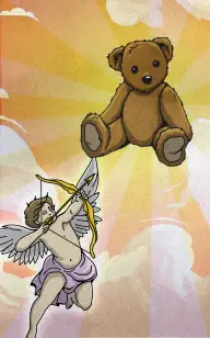 Stuffed Toy is in the Air