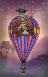 The Sheriff Carried by the Wind