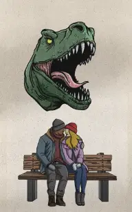 Quiet Time With the Dinosaur