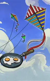 Frying Pan Up with the Wind