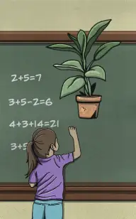 Math Party with My Flower