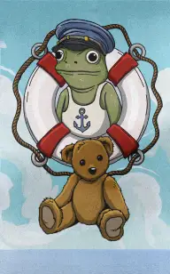 Froggy & His Trusted Bear