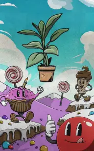 Sugar Rush Plant Pot