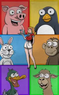 Waitress Pet Shop Party!