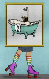 Bath on Rollerblades