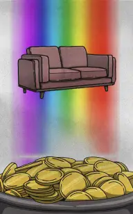 The Sofa Beyond the Rainbow