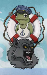 Froggy & His Trusted Wolf