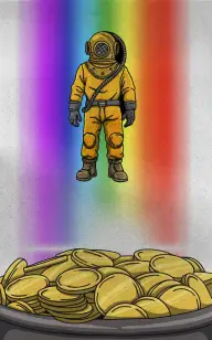 The Diver Beyond the Rainbow