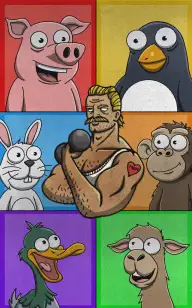 The Weightlifter Animal Bunch