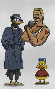 Duck Detective: The Missing Strongman