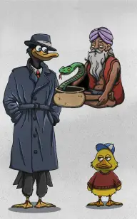 The Snake & the Little Duck