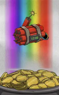The Explosive Beyond the Rainbow