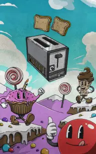Toaster in Candy Land