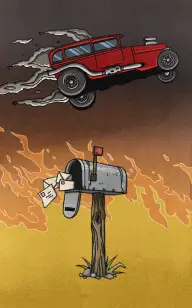 The Blaze Mailbox Rider