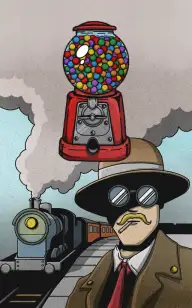 Crime on the Gum Machine Express