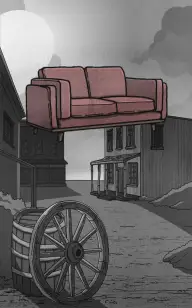 The Ghost Town's Sofa