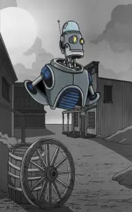 The Ghost Town's Robot