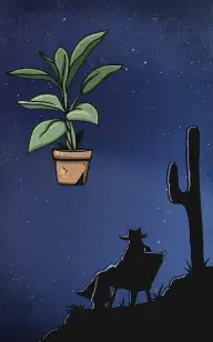 Nightfall on Flower Ranch