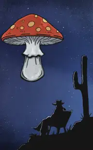 The Lone Rider's Mushroom