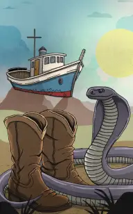 Buck's Ferry-Skin Boots