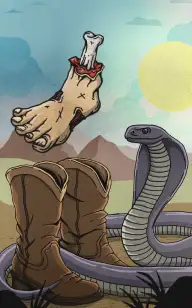 Buck's Body Part-Skin Boots