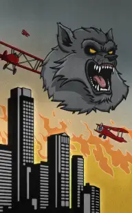 Giant Wolf Attacks Manhattan