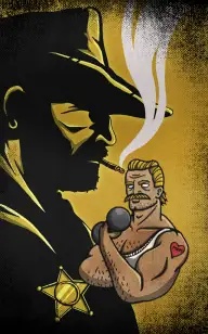 The Bodybuilder 's Final Duel