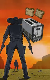Gunslinger Toaster