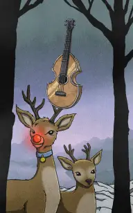 The Guitar's Light in the Snow