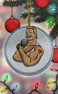 The Weightlifter's Only Christmas Card