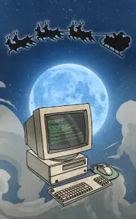 The Computer During Christmas Night