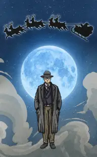 The Outsider Pulling Santa's Sleigh