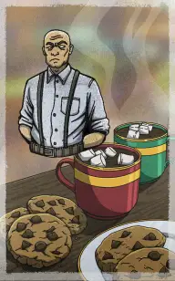 The Butler & Santa's Cookies