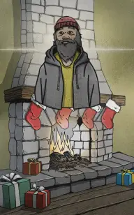 The Hitchhiker Down the Chimney