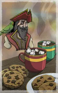 The Captain on Christmas Morning