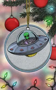 The Martian's Only Christmas Card