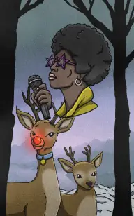 The Disco Queen's Light in the Snow