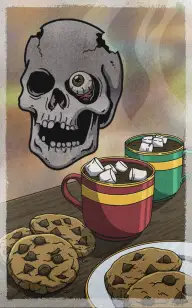 The Skeleton & Santa's Cookies