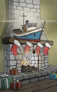 The Boat's Christmas Sock