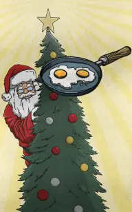 The Egg Waiting for Santa