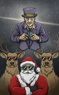 Santa & Magician on Watch