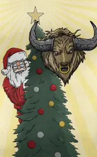 The Minotaur Waiting for Santa