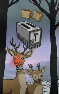 The Toaster's Light in the Snow