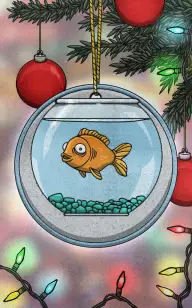 The Fish's Only Christmas Card