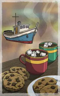 The Ferry on Christmas Morning