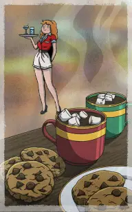 The Waitress & Santa's Cookies